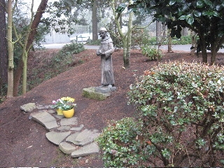 St. Francis in garden 3 St. Francis in garden 3